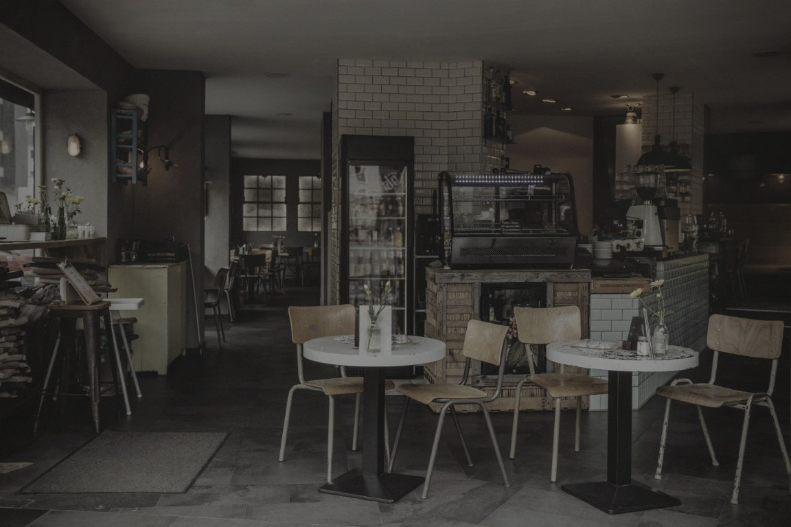 Café - Before painting